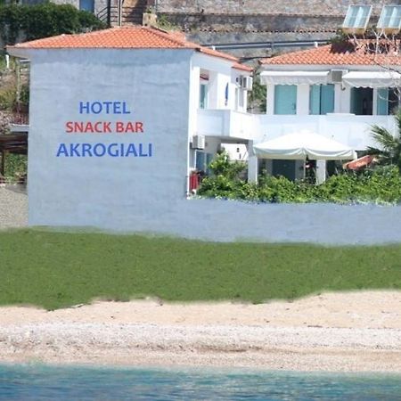 Akrogiali Hotel Plomari Exteriör bild